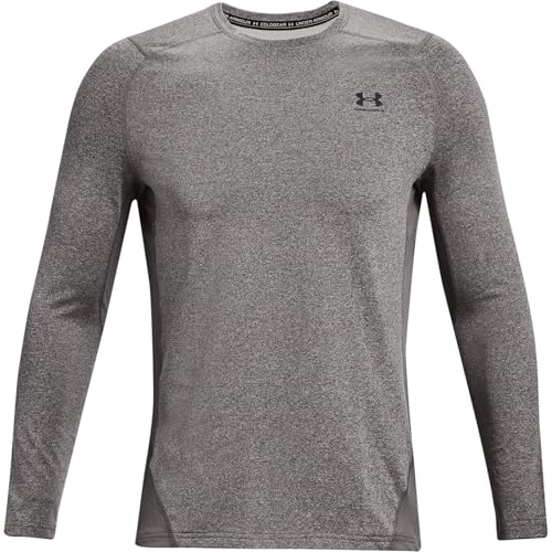 Under Armour CG Armour Fitted Crew, langärmliges atmungsaktives Funktionsshirt, schnelltrocknendes Langarmshirt Herren, Charcoal Light Heather / Black , S Under Armour CG Armour Fitted Crew, langärmliges atmungsaktives Funktionsshirt, schnelltrocknendes Langarmshirt Herren, Charcoal Light Heather / Black , S von Under Armour
