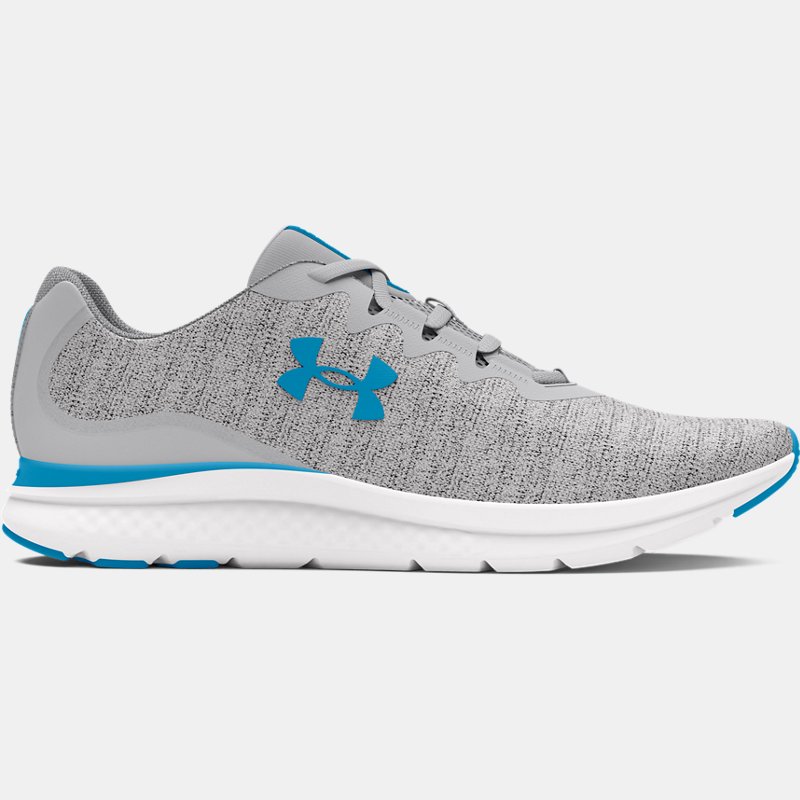 Under Armour Charged Impulse 3 Laufschuhe aus Strickgewebe für Herren Mod Grau / Mod Grau / Capri 41 von Under Armour