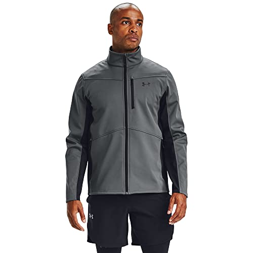 Under Armour ColdGear Infrarot-Shield-Jacke für Herren, Pitch Grey (012)/Schwarz, Größe XL von Under Armour