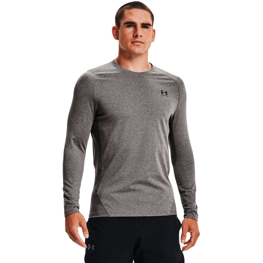 Under Armour Coldgear Armour Fitted Crew Long Sleeve T-shirt Grau S / Regular Mann von Under Armour