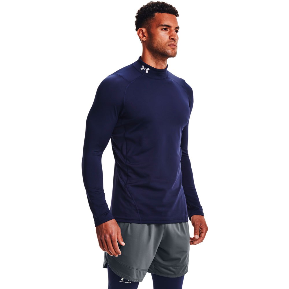 Under Armour Coldgear Armour Fitted Mock Long Sleeve T-shirt Blau 2XL / Regular Mann von Under Armour