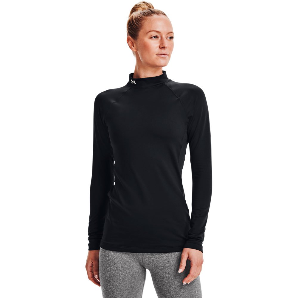 Under Armour Coldgear Authentics Mockneck Long Sleeve T-shirt Schwarz XS Frau von Under Armour