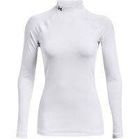 Under Armour Coldgear Authentics Mockneck Longsleeve Damen in weiß, Größe: M von Under Armour