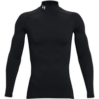 Under Armour Coldgear Comp Mock Longsleeve Herren in schwarz, Größe: M von Under Armour