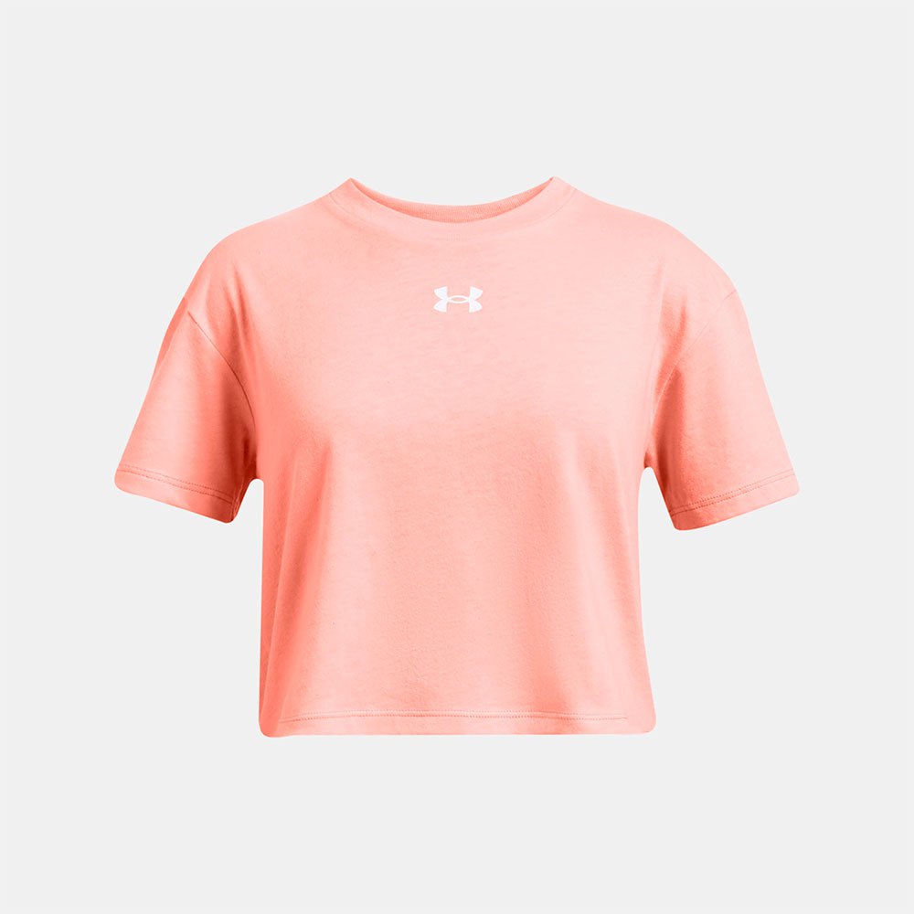 Under Armour Crop Sportstyle Logo Short Sleeve T-shirt Orange 14-16 Years Junge von Under Armour