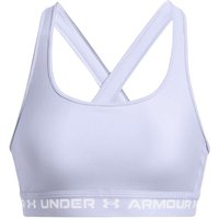 Under Armour Crossback Mid Sport-BH Damen in lila, Größe: S von Under Armour