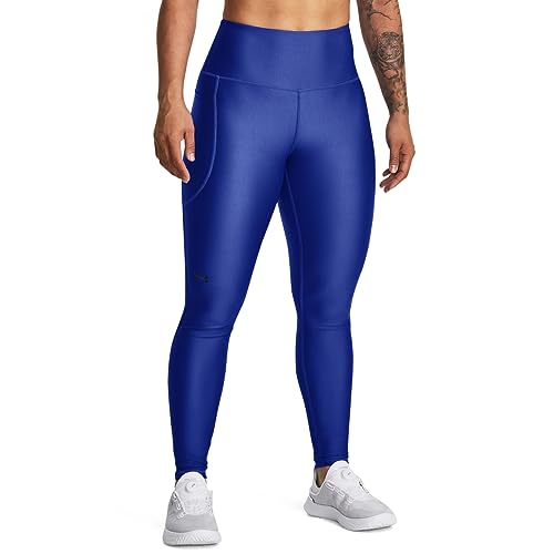 Under Armour Damen HeatGear Armour High Slip Bund Pocket Leggings, Team Royal/Schwarz, M von Under Armour