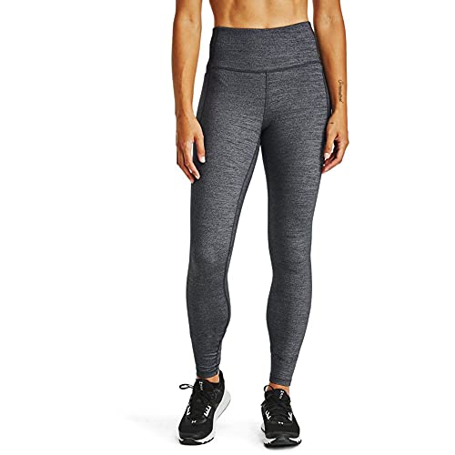 Under Armour Damen Legging Meridian Heather Legging, Black / / Metallic Silver (001), MD, 1356399-001 von Under Armour