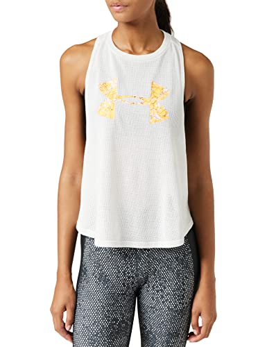 Under Armour Damen Tank MESH AROUND TANK, Weiß, LG, 1341956-112 von Under Armour