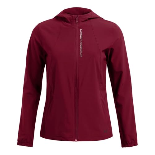 Under Armour Damen Outrun The Storm Jacket Laufbekleidung Laufjacke Cardinal - Dunkelrot S von Under Armour