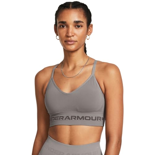 Under Armour Damen Sport-BH Pewter-Fresh Clay XS von Under Armour