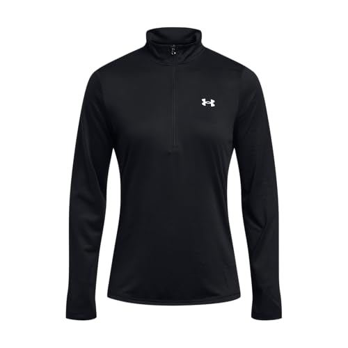 Under Armour Damen UA Tech 1/2 Zip- Solid, schnelltrocknendes Langarm-Shirt, atmungsaktives Funktionsshirt mit ½ Reißverschluss von Under Armour