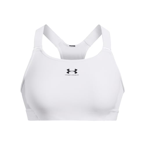 Under Armour Damen Ua Hg Armour High Sport-BH, Weiß/Tiefgrau, XS von Under Armour