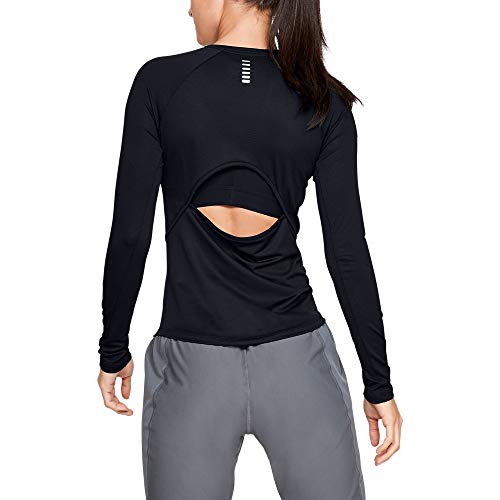 Under Armour Damen Langarmshirt UA Qualifier, Schwarz, SM, 1326505-001 von Under Armour