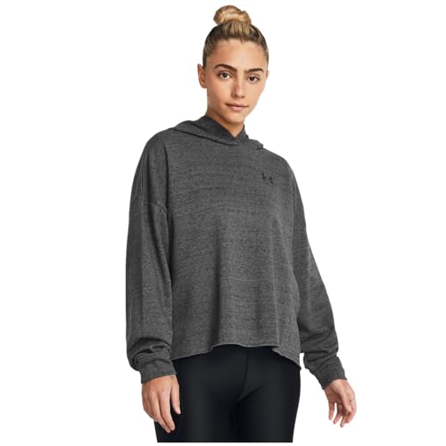 Under Armour Damen UA Rival Terry OS Hoodie, warmer Oversized Hoodie, leichter Kapuzenpullover für Damen von Under Armour