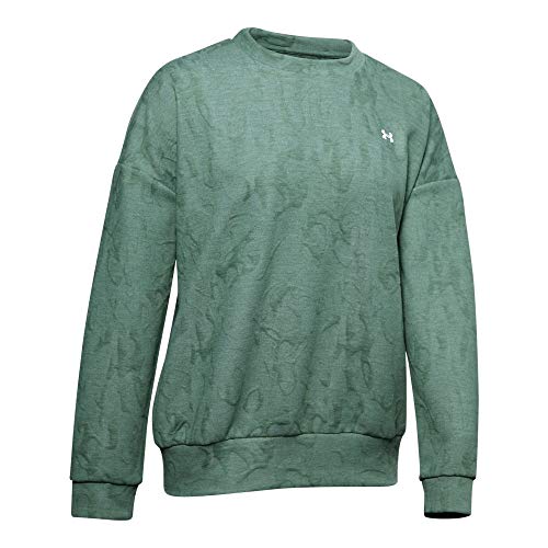 Under Armour Damen Oberteil Unstoppable Daytona Move Light Crew, Grün, XL, 1344172-189 von Under Armour