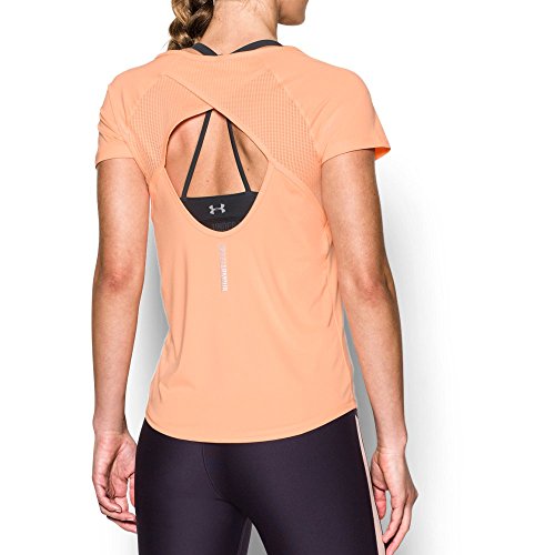 Under Armour Damen kurzärmeliges T-Shirt Medium Playful Peach von Under Armour