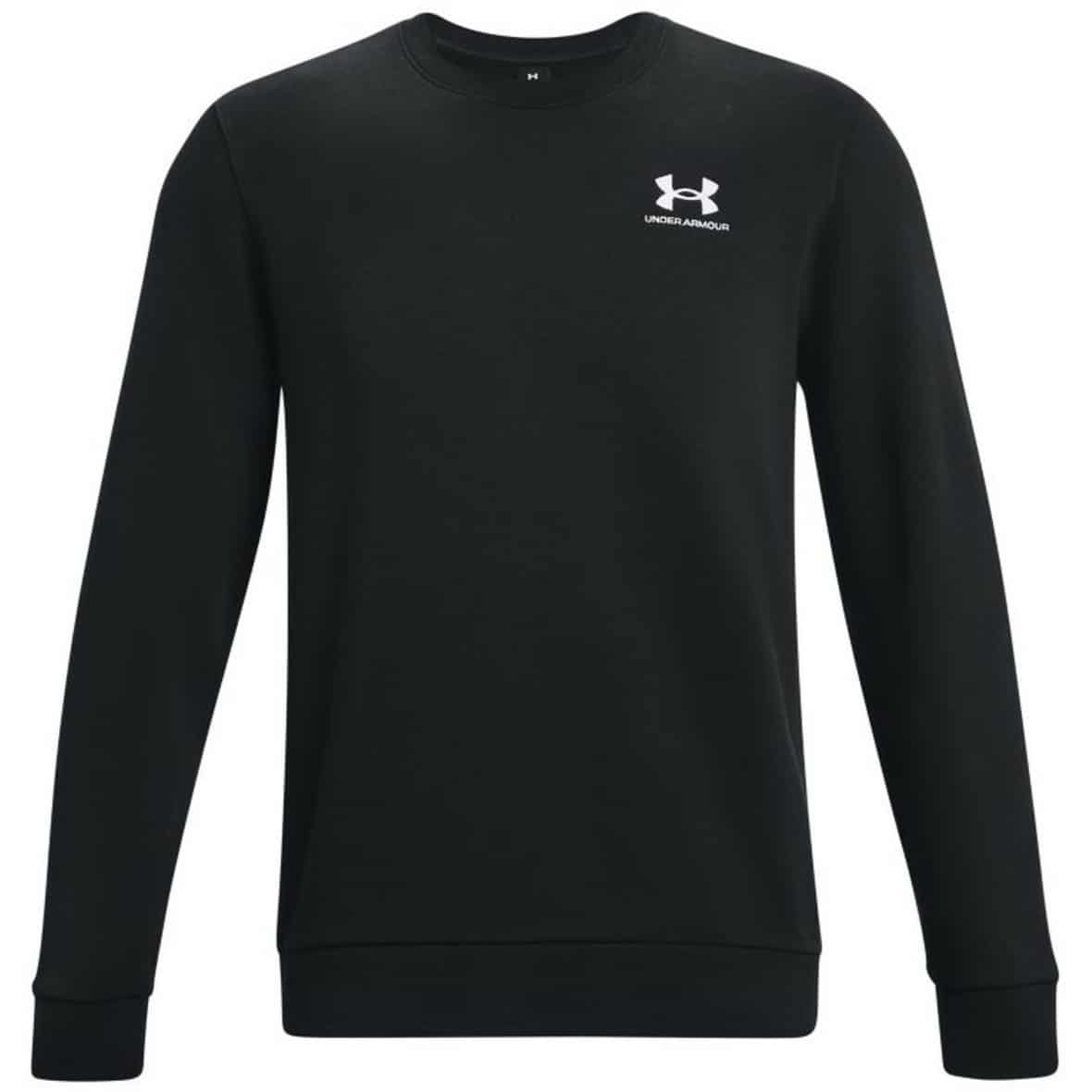 Under Armour Essential Fleece Crew Herren Sweatshirt (Schwarz S ) Fitnessbekleidung von Under Armour