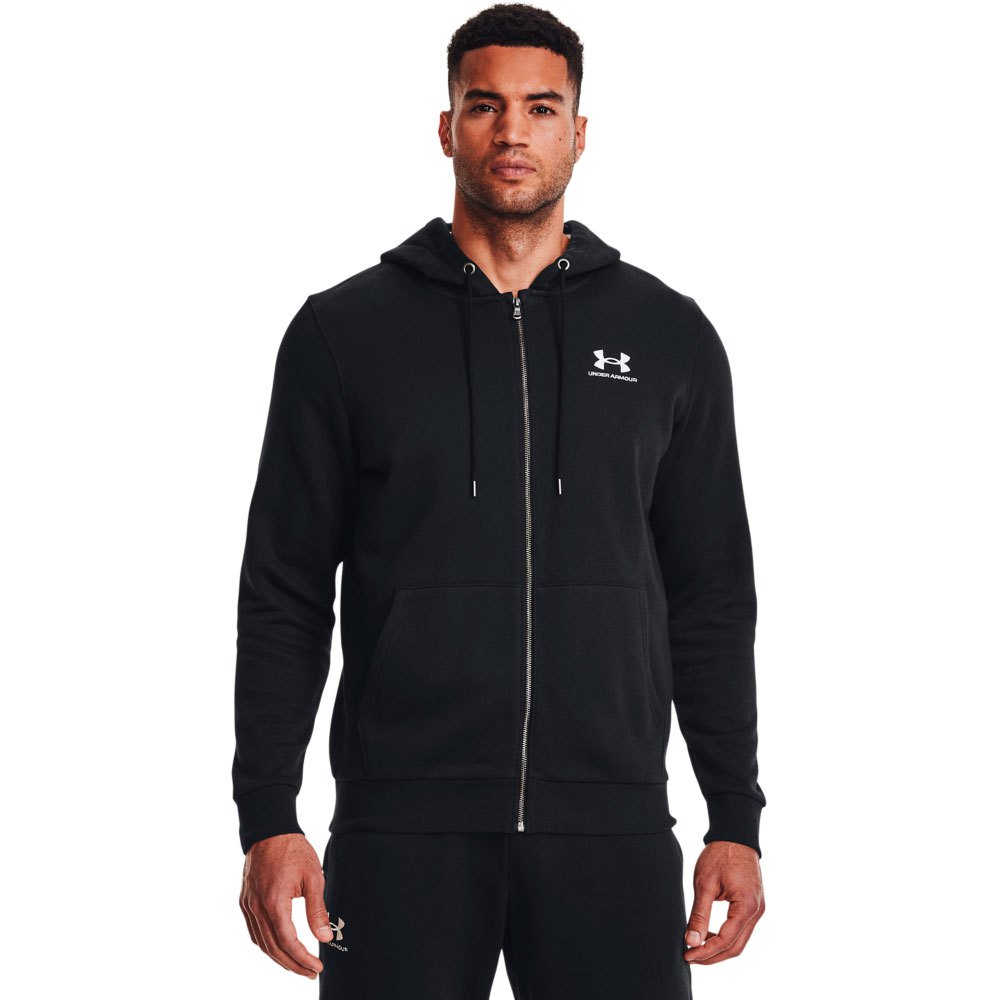 Under Armour Essential Fleece Full Zip Sweatshirt Schwarz M / Regular Mann von Under Armour