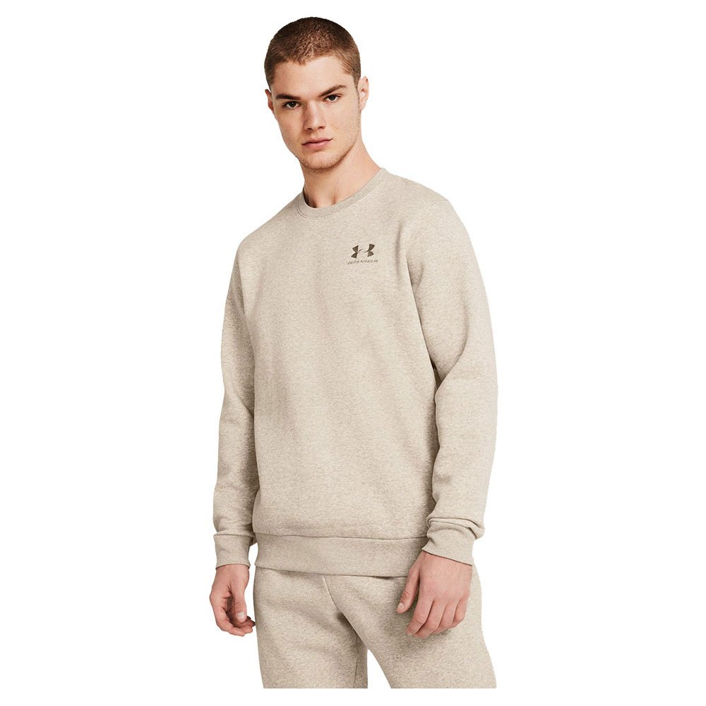 Under Armour Essential Fleece Sweatshirt Beige XL / Regular Mann von Under Armour