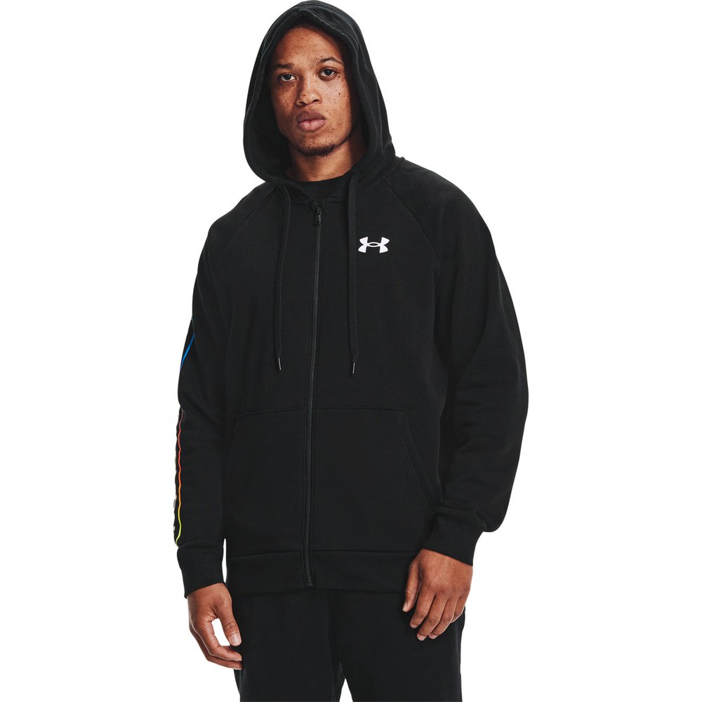 Under Armour Fleece Lockertag Hoodie Schwarz M Mann von Under Armour