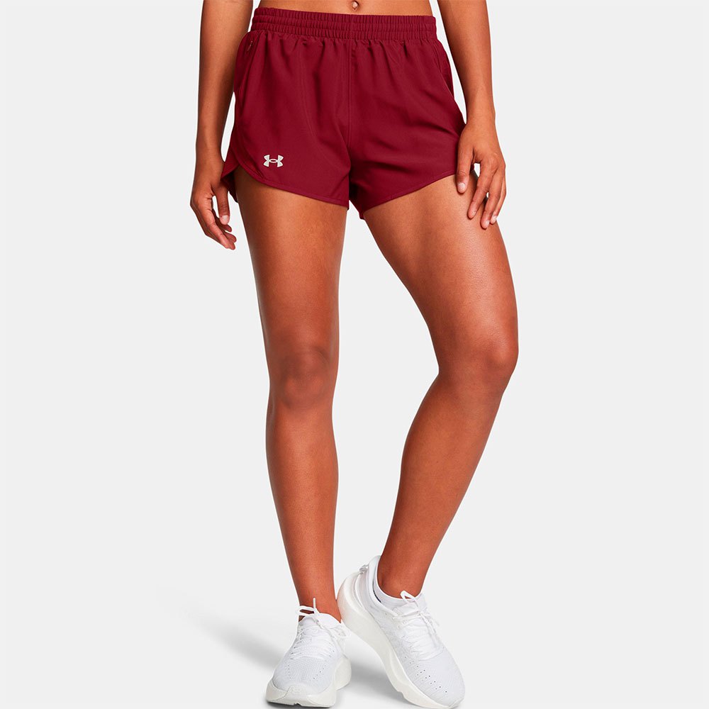 Under Armour Fly By 3inch Shorts Rot S Frau von Under Armour