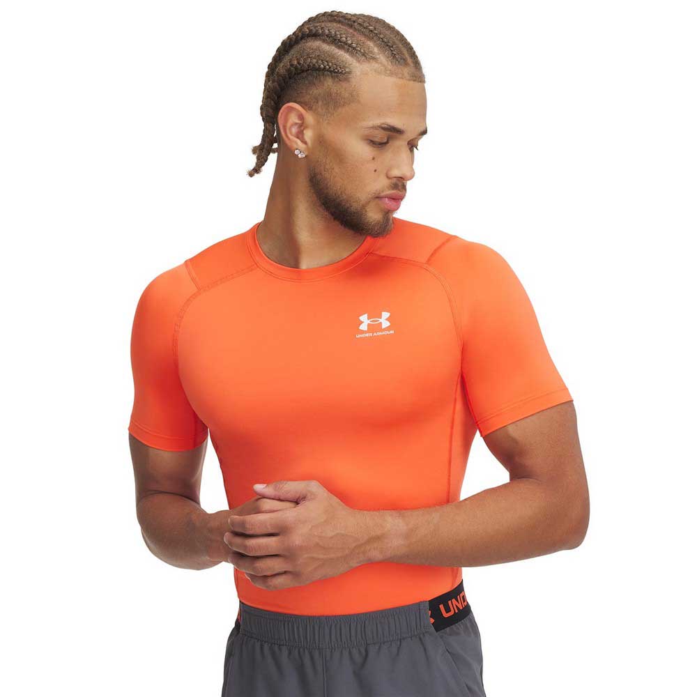 Under Armour Heatgear Armour Comp Short Sleeve T-shirt Orange 2XL / Regular Mann von Under Armour