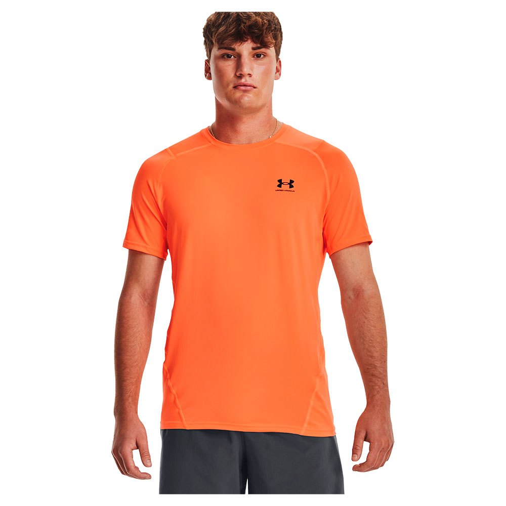 Under Armour Heatgear Armour Fitted Short Sleeve T-shirt Orange 2XL / Regular Mann von Under Armour
