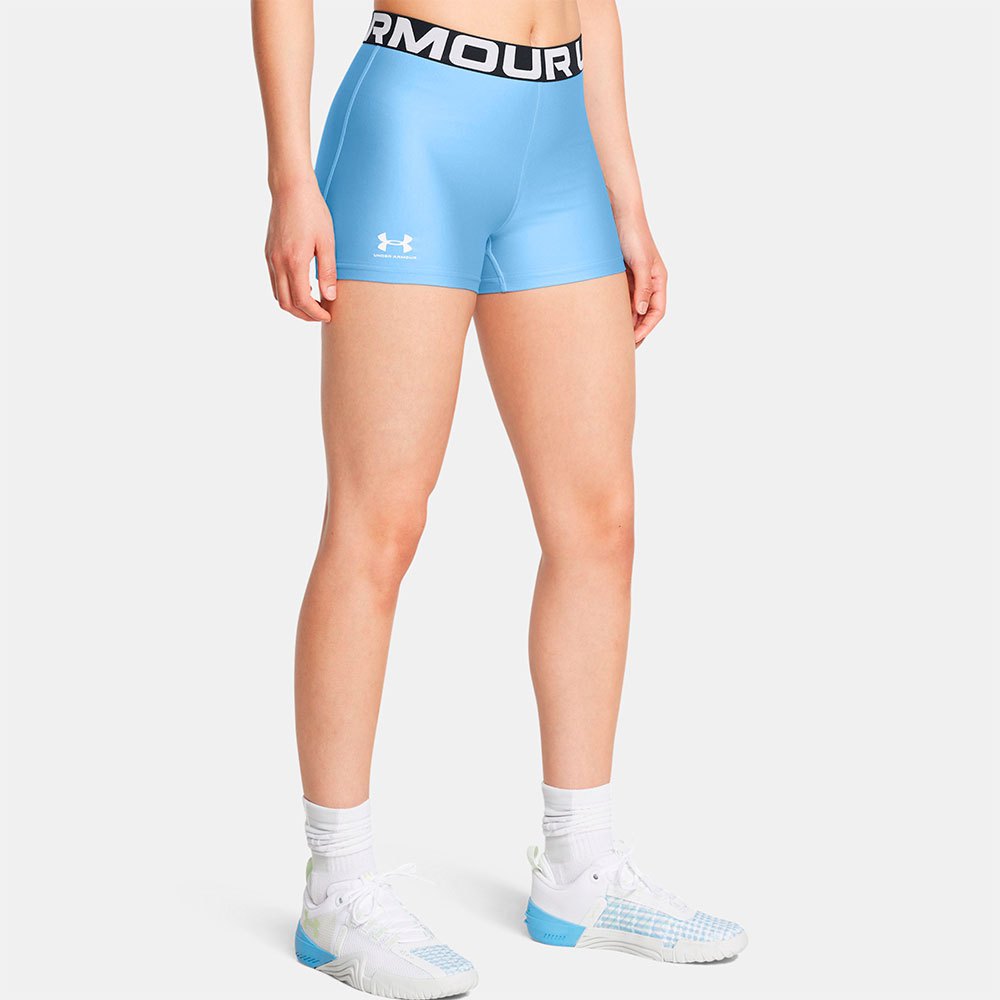 Under Armour Heatgear Authentics Shorts Blau L Frau von Under Armour