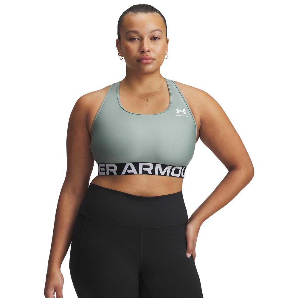 Under Armour Heatgear Branded Medium Support Sports Top Grün S Frau Under Armour Heatgear Branded Medium Support Sports Top Grün S Frau von Under Armour