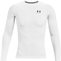 Under Armour Heatgear Comp Longsleeve Herren in weiß, Größe: L von Under Armour