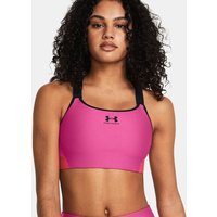 Under Armour Heatgear High Sport-BH Damen in pink Under Armour Heatgear High Sport-BH Damen in pink von Under Armour