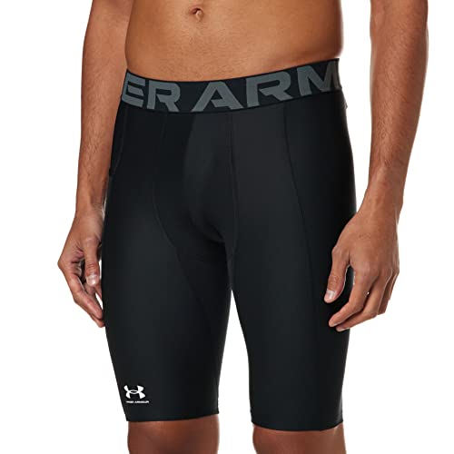 Under Armour Herren UA HG Armour Lng Shorts, leichte kurze Sporthose, atmungsaktive Kompressions-Herrenshorts mit Strength Pocket-Eingrifftasche von Under Armour