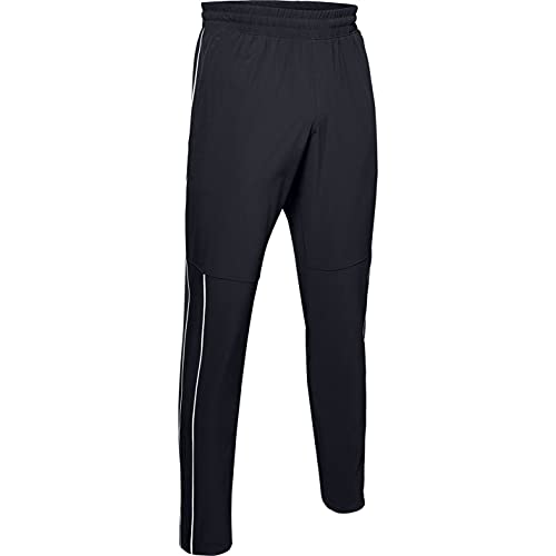 Under Armour Herren Hose Athlete Recovery Woven Warm Up Bottom, Schwarz, M, 1348191-001 Under Armour Herren Hose Athlete Recovery Woven Warm Up Bottom, Schwarz, M, 1348191-001 von Under Armour