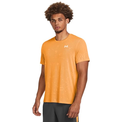 Under Armour Herren Launch Splatter Tee, leichtes atmungsaktives Laufshirt, schnelltrocknendes Sportshirt mit reflektierenden Details Under Armour Herren Launch Splatter Tee, leichtes atmungsaktives Laufshirt, schnelltrocknendes Sportshirt mit reflektierenden Details von Under Armour