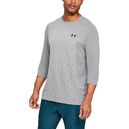 Under Armour Herren Langarmshirt Vanish Seamless 3/4 Sleeve, Grau, SM, 1345730-011 von Under Armour