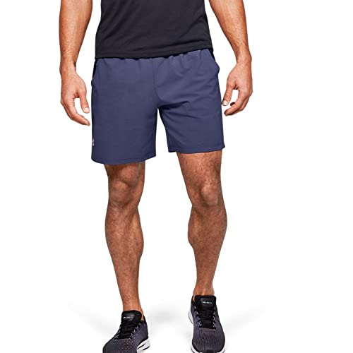 Under Armour Herren Launch Stretch Woven 17,8 cm Shorts, Herren, Shorts, Launch Stretch Woven 7" Running Short, Blaue Tinte (497)/reflektierend, Small von Under Armour