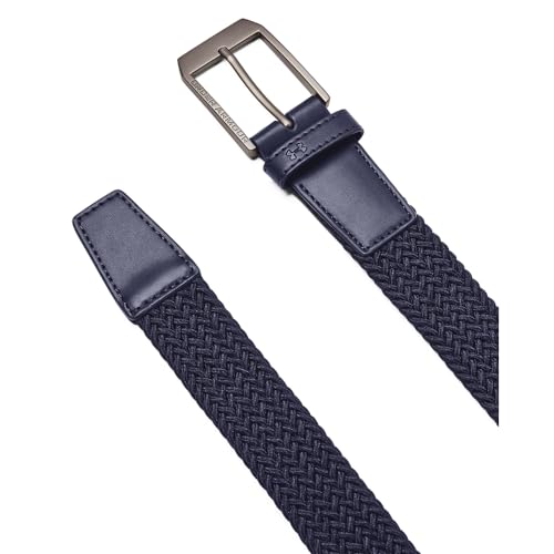 Under Armour Herren Braided Golf Belt, geflochtener Gürtel mit Metallschnalle, Herrengürtel für Golfplatz und Freizeit von Under Armour