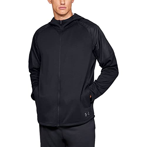 Under Armour Herren Oberteil MK1 Terry FZ Hoodie, Schwarz, LG, 1327404-001 von Under Armour