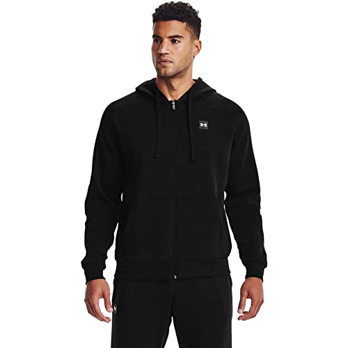 Under Armour Herren Rival Fleece Sweatjacke, sportliche Kapuzenjacke mit loser Passform, bequeme und warme Fleecejacke für Männer von Under Armour