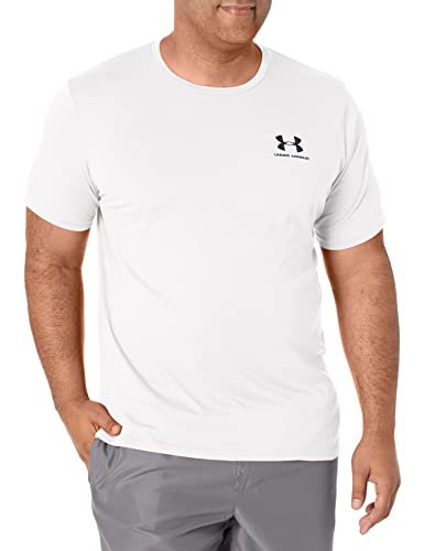 Under Armour Herren Sportstyle Left Chest, komfortables T-Shirt für Männer mit Logo auf der linken Brust, Sportshirt mit loser Passform von Under Armour