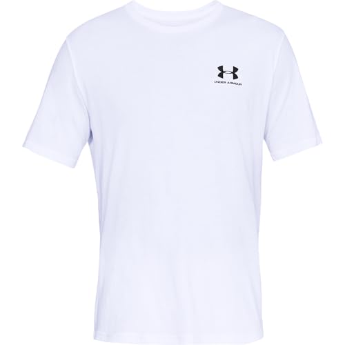 Under Armour Herren Sportstyle Left Chest, komfortables T-Shirt für Männer mit Logo auf der linken Brust, Sportshirt mit loser Passform von Under Armour