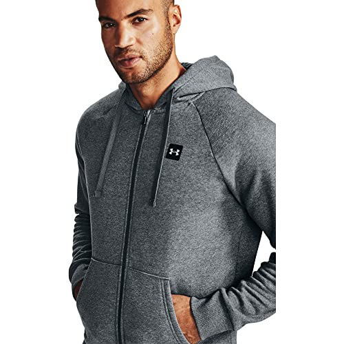 Under Armour Herren Rival Fleece Sweatjacke, sportliche Kapuzenjacke mit loser Passform, bequeme und warme Fleecejacke für Männer von Under Armour