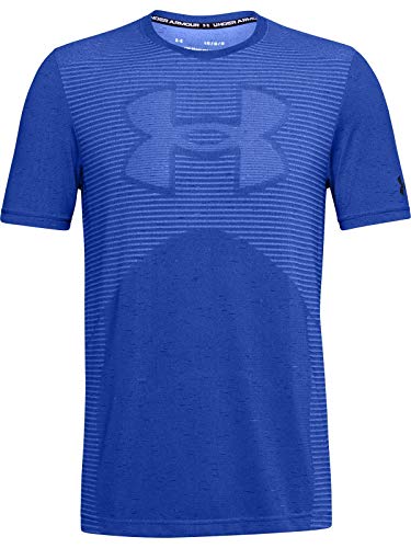 Under Armour Herren Sportliches Und Atmungsaktives T-shirt, Emotion Blue / / Black (401), SM, 1356798-401 von Under Armour