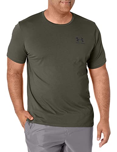 Under Armour Herren Sportstyle Kurzarm-T-Shirt mit linker Brust Kurze Ärmel, grün, S Under Armour Herren Sportstyle Kurzarm-T-Shirt mit linker Brust Kurze Ärmel, grün, S von Under Armour
