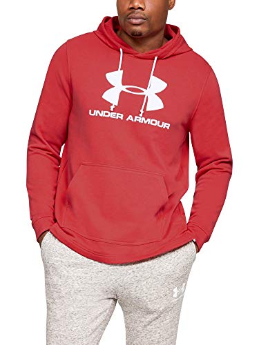 Under Armour Herren Oberteil Sportstyle Terry Logo Hoodie, Rot, XXL, 1348520-646 von Under Armour