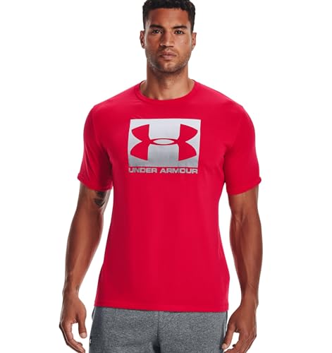 Under Armour Herren UA BOXED SPORTSTYLE, atmungsaktives Sportshirt, schnelltrocknendes Funktionsshirt mit loser Passform von Under Armour