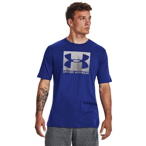 Under Armour Herren UA BOXED SPORTSTYLE, atmungsaktives Sportshirt, schnelltrocknendes Funktionsshirt mit loser Passform von Under Armour