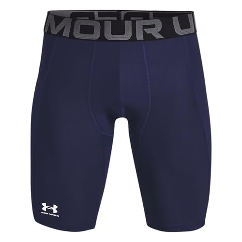 Under Armour Herren UA HG Armour Lng Shorts, leichte kurze Sporthose, atmungsaktive Kompressions-Herrenshorts mit Strength Pocket-Eingrifftasche von Under Armour