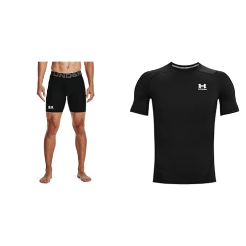 Under Armour Herren UA HG Armour Shorts, Kurze Laufhose, atmungsaktive Herrenshorts & Herren UA HG Armour Comp SS Shirt Under Armour Herren UA HG Armour Shorts, Kurze Laufhose, atmungsaktive Herrenshorts & Herren UA HG Armour Comp SS Shirt von Under Armour